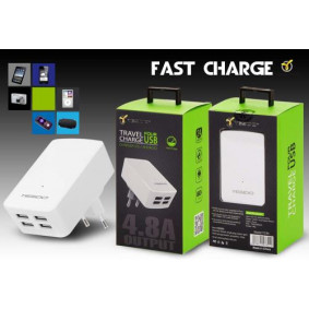 Adapter Yesido YC04 4usb Port 4.8A bela Adapter Yesido YC04 4usb Port 4.8A bela