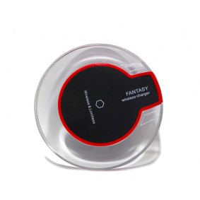 Bezicni punjac transparent crvena