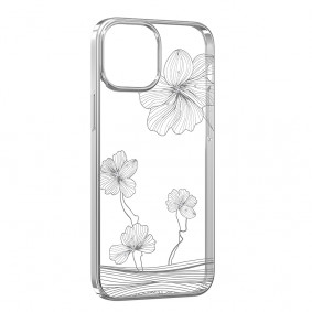 Futrola Hard Case Devia Crystal Flora za Iphone 13 srebrna Futrola Hard Case Devia Crystal Flora za Iphone 13 srebrna