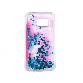 Futrola silikonska Liquid Heart za Iphone 6/6S 4.7 pink