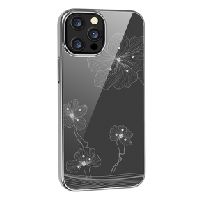 Futrola Hard Case Devia Crystal Flora za Iphone 13 pro srebrna Futrola Hard Case Devia Crystal Flora za Iphone 13 pro srebrna