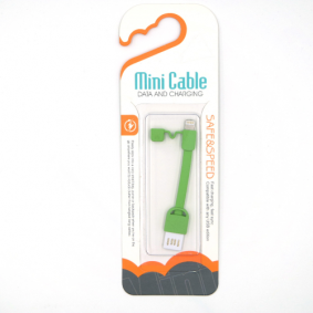 USB Data and Charging Mini Cable Iphone zelena USB Data and Charging Mini Cable Iphone zelena