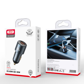 Auto punjac XO-CC47 PD30W+USB30W Crni